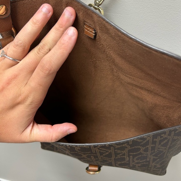 Calvin Klein Monogram Logo Crossbody Bag - Picture 6 of 6